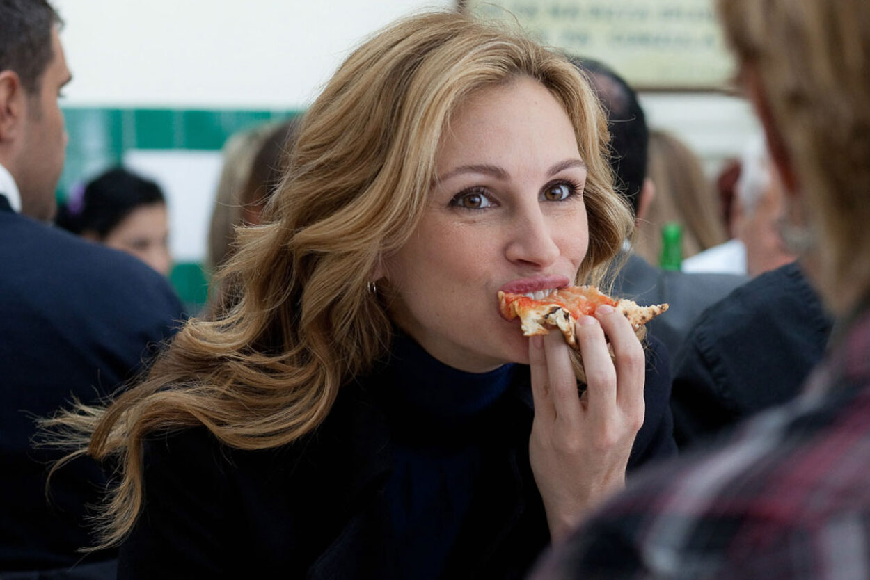 Julia Robert dans la Pizzeria Da Michele