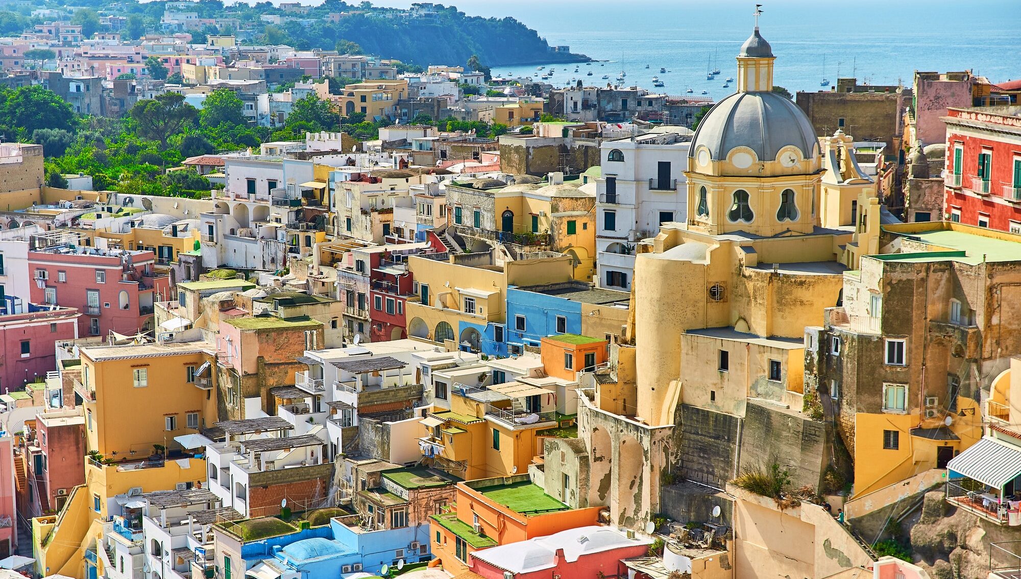 Panorama of Procida