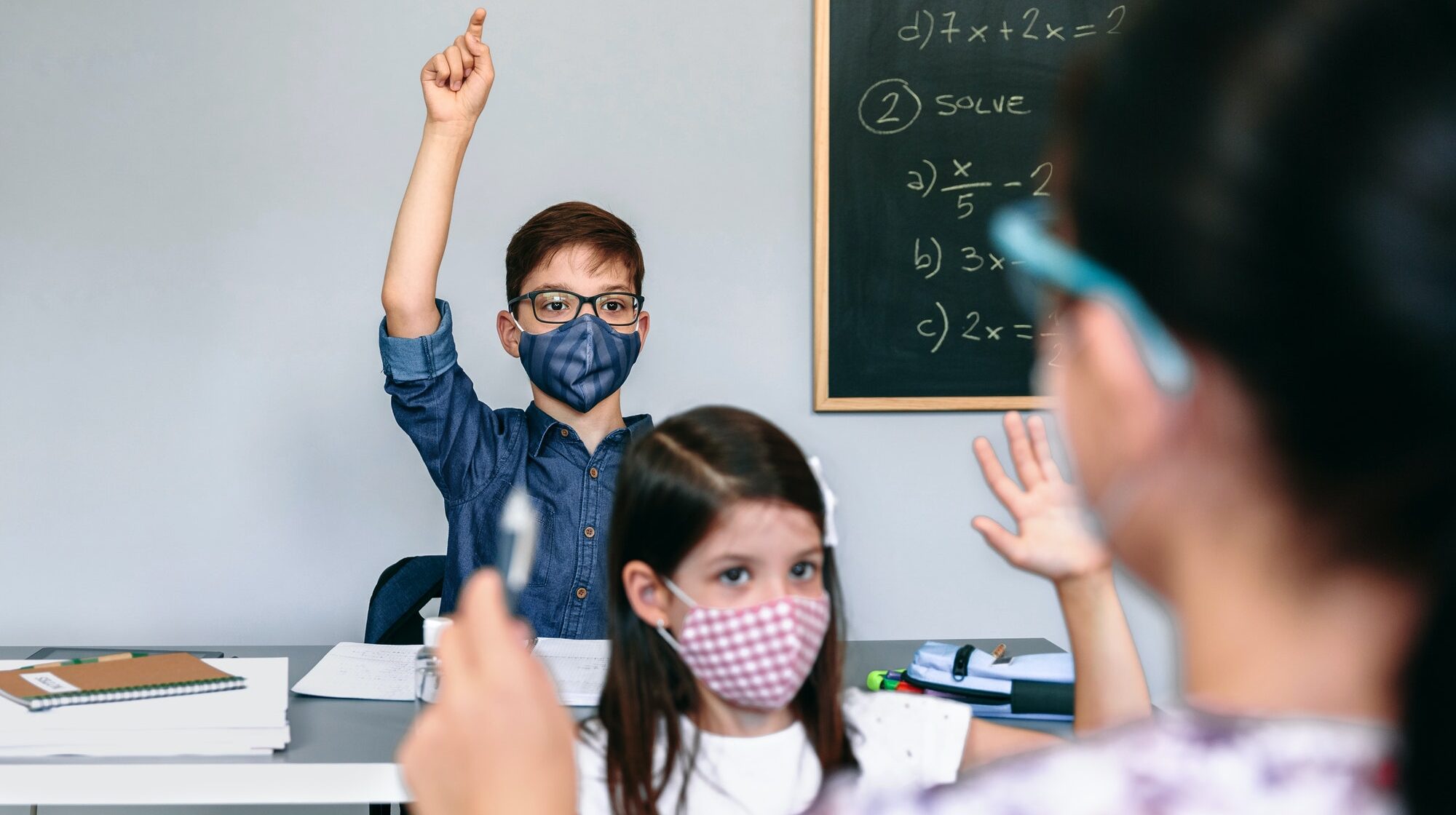 Studenti a scuola