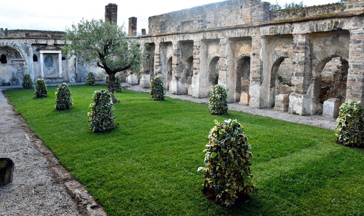 Garten eines Domus in Pompeji