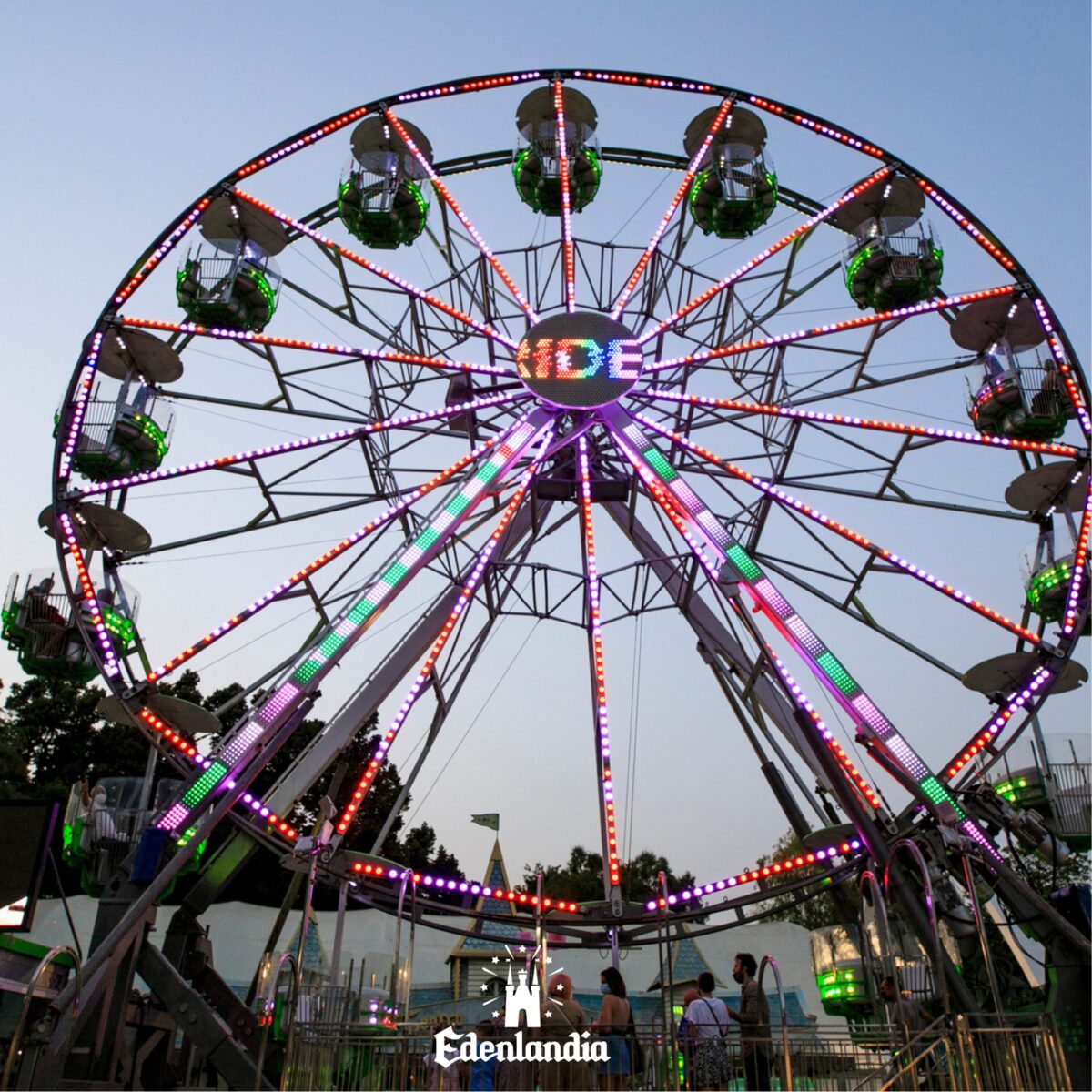 Ferris wheel in Edenlandia