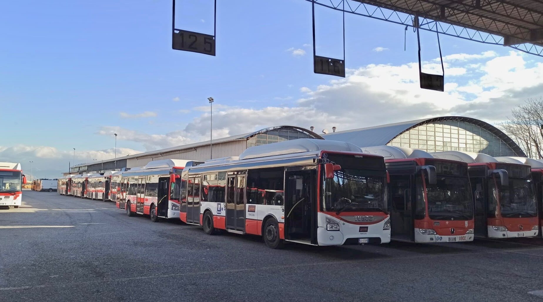 ANM bus to Naples