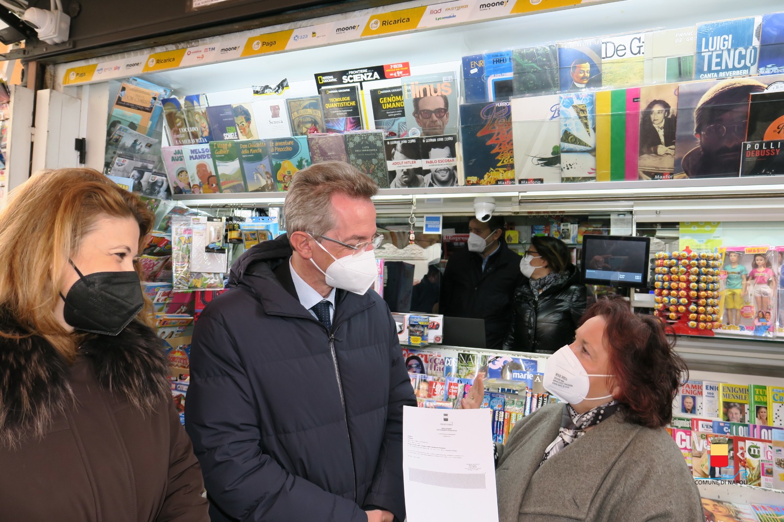 Inauguration du kiosque numérique