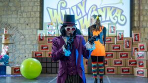 La Fabbrica di Cioccolato llega a San Giorgio a Cremano, espectáculo con Willy Wonka y muchos dulces