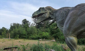 عادت الديناصورات الحية في كاسيرتا ، أكبر حديقة ديناصورات في أوروبا