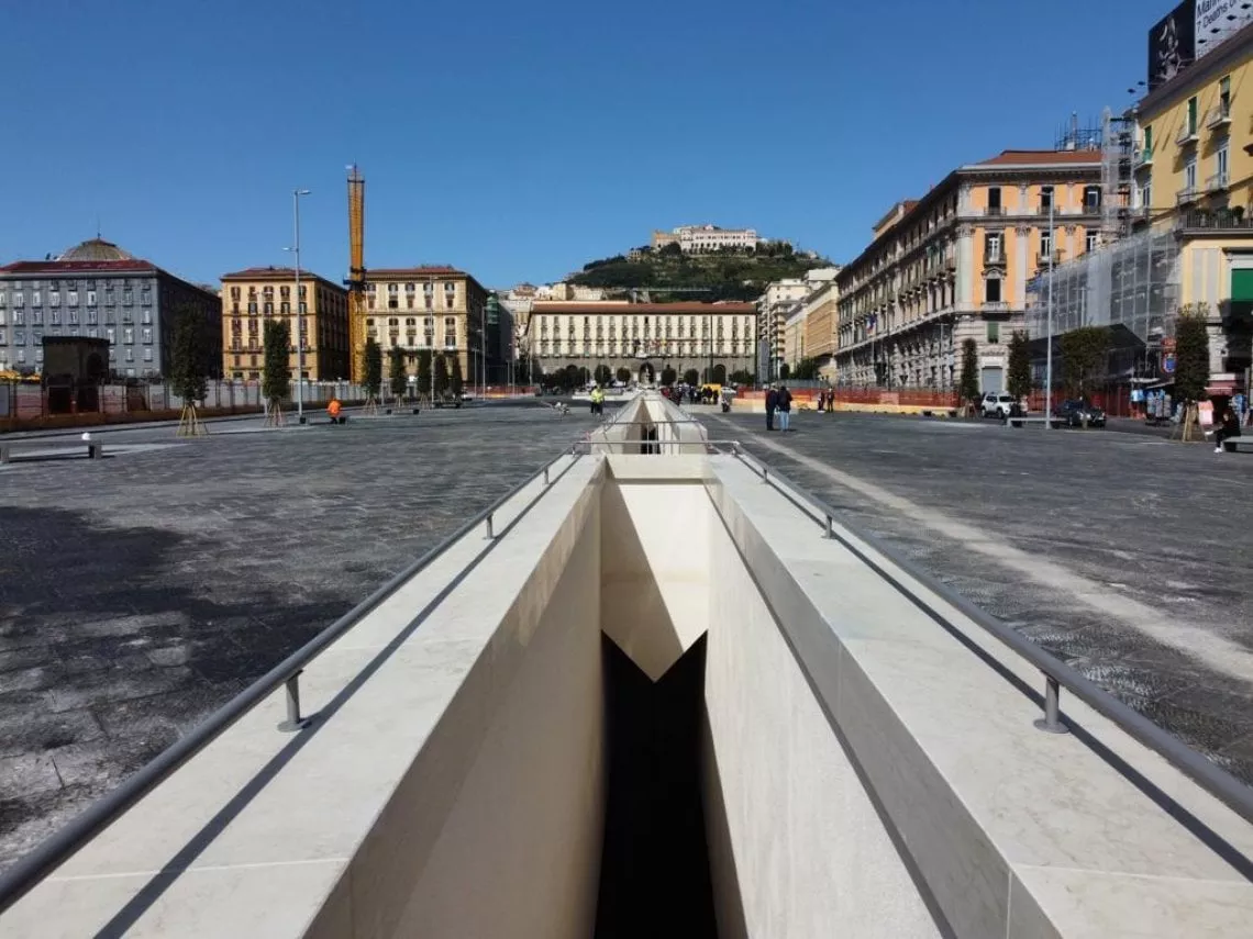 Fente place de la mairie