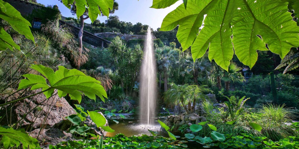 Fountain of the La Mortella Gardens