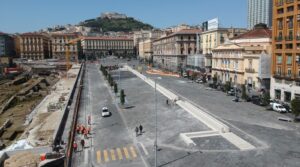La nueva Piazza Municipio en Nápoles: así es como está libre del sitio de construcción después de 20 años