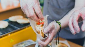 Comida de rua internacional em Salerno