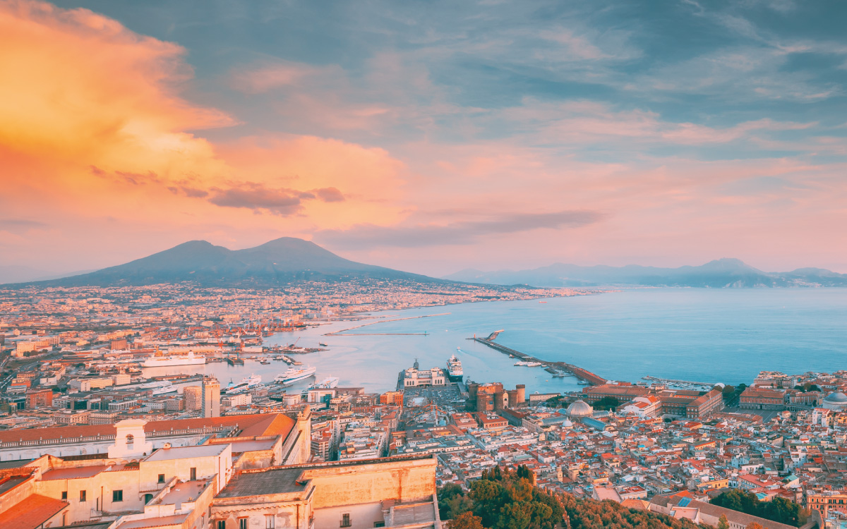 Eruption of Vesuvius symbolic for the Festa dello Scudetto?