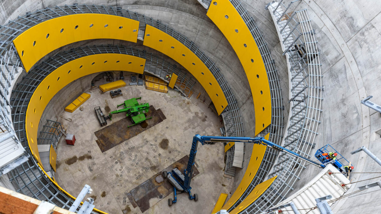 Lavori nella nuova stazione metro di Capodichino