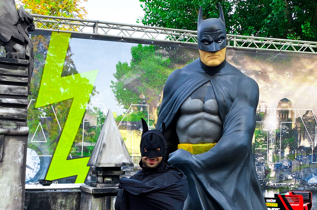Batman alla Mostra alla Mostra Super Heroes a Napoli