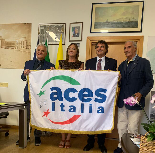 Aces delegation in Naples