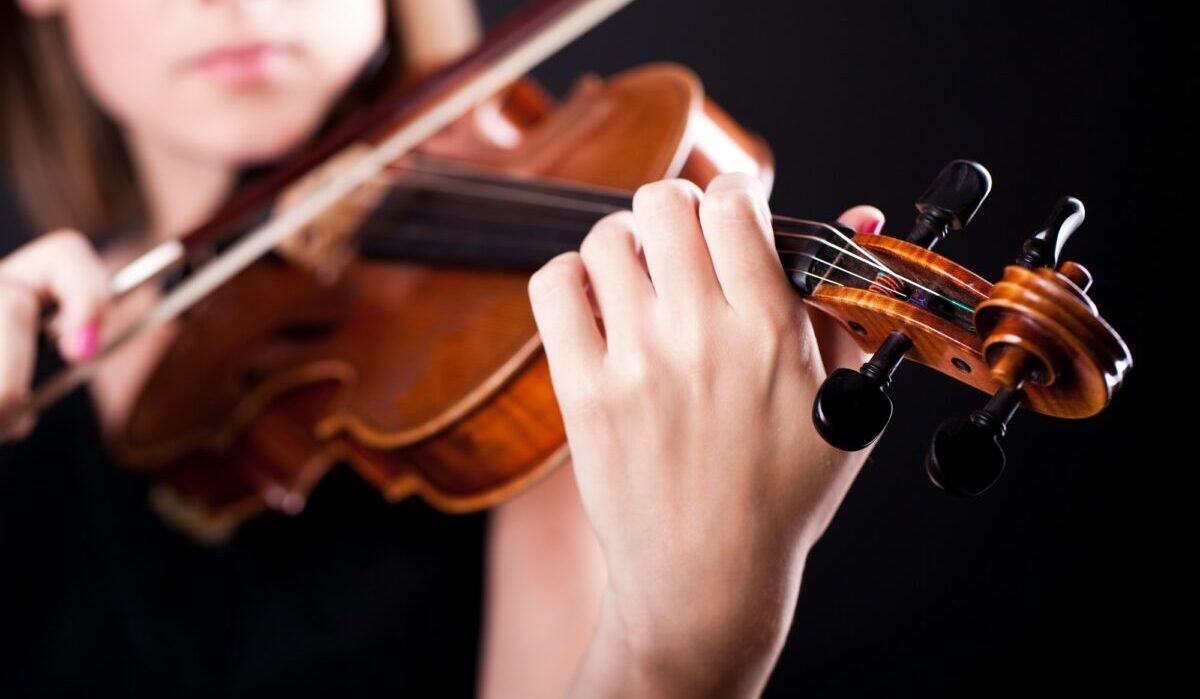 Woman with the violin