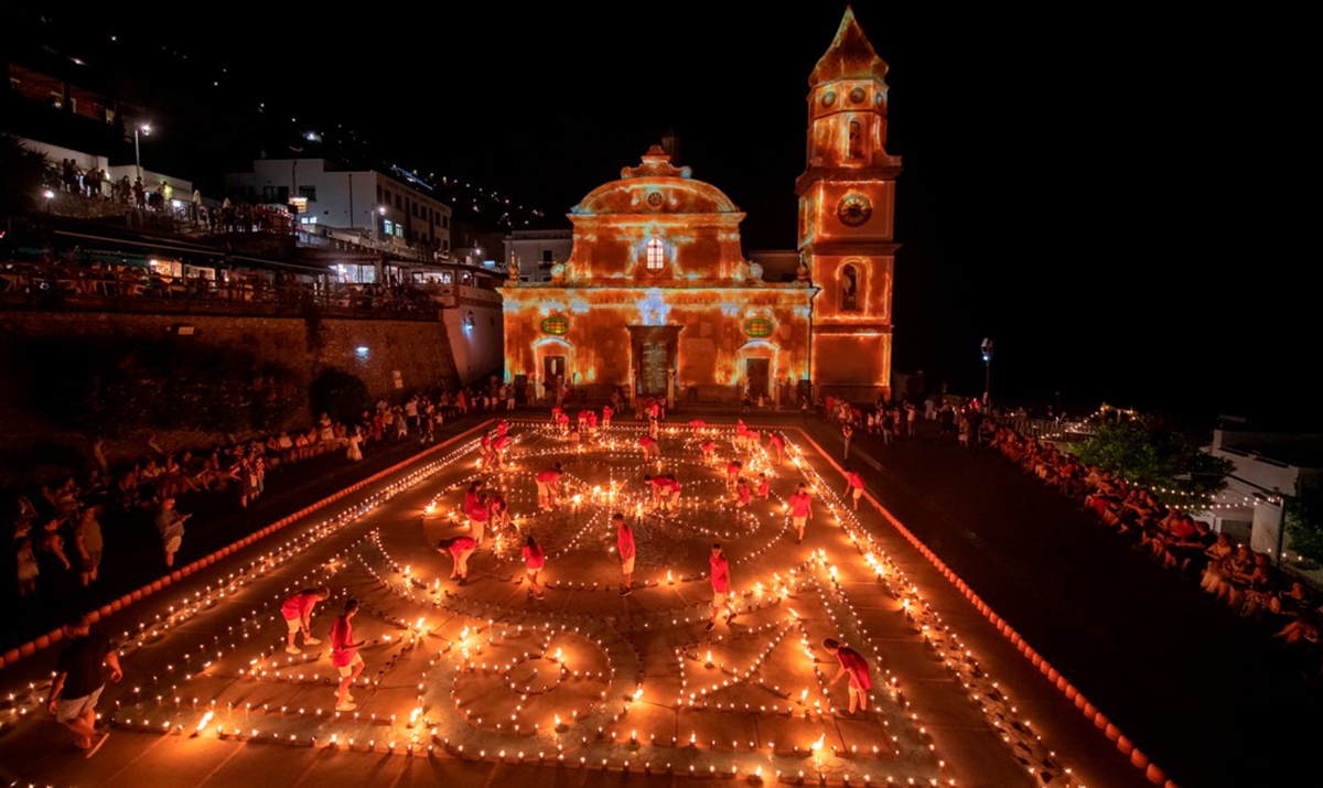 Luminária de San Domenico em Praiano