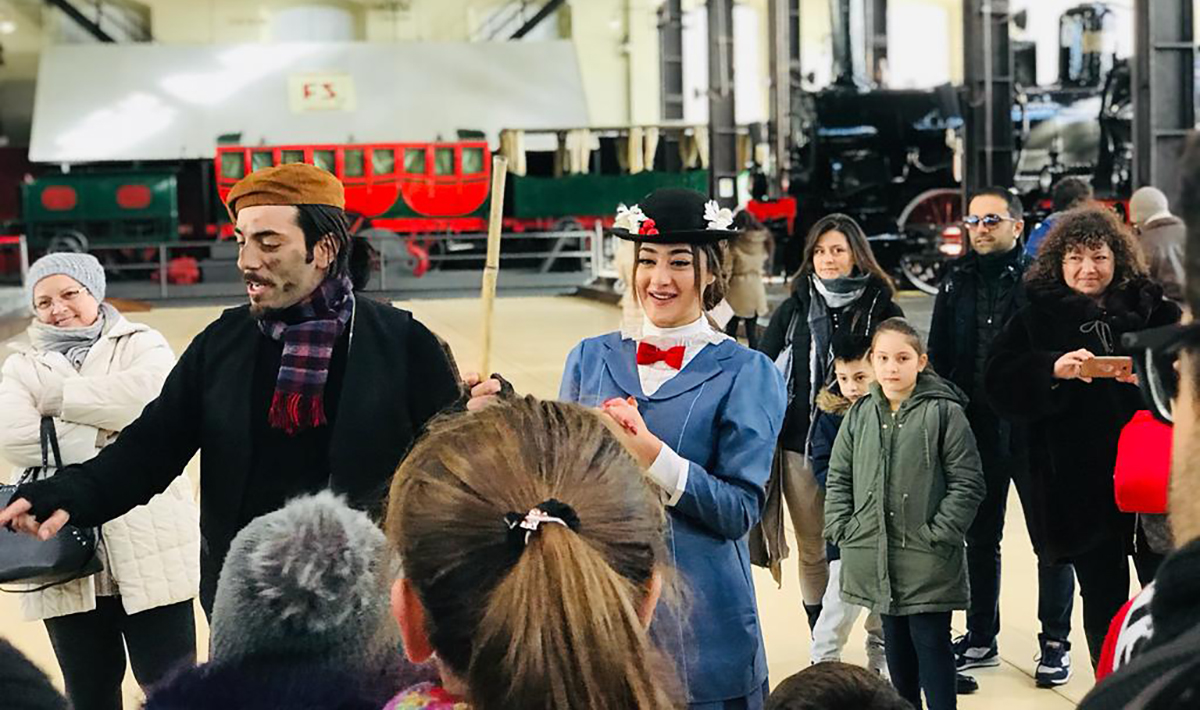 Mary Poppins en el Museo Pietrarsa