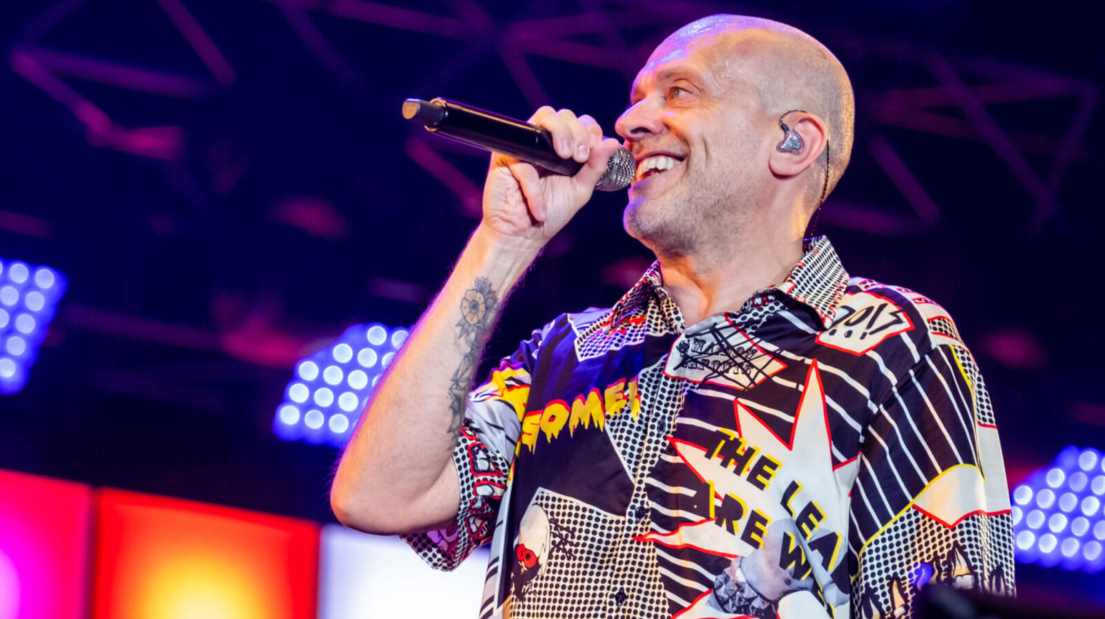 Max Pezzali In Concert In Eboli Al Palasele For The Max30 Tour