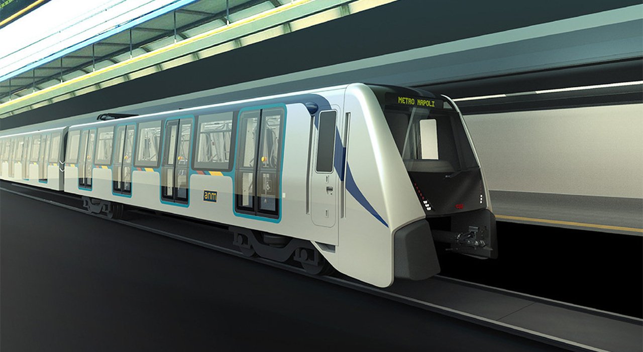 Nueva línea de tren de metro 1 Nápoles