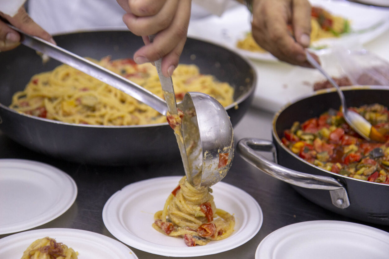 Showkochen beim Bufala Fest