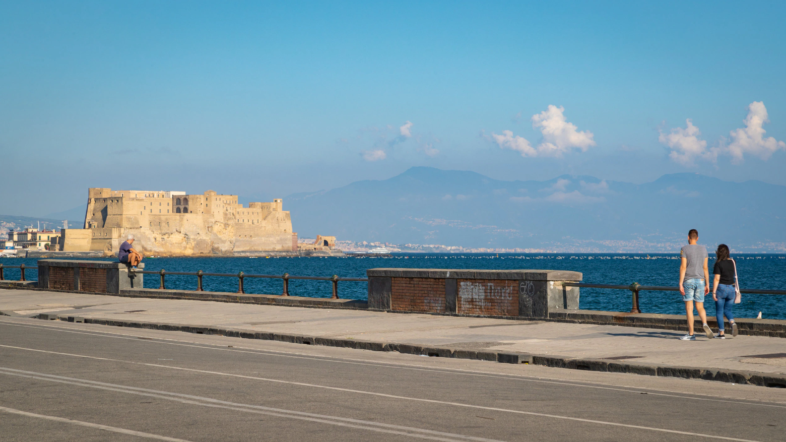 Bord de l'eau de Naples