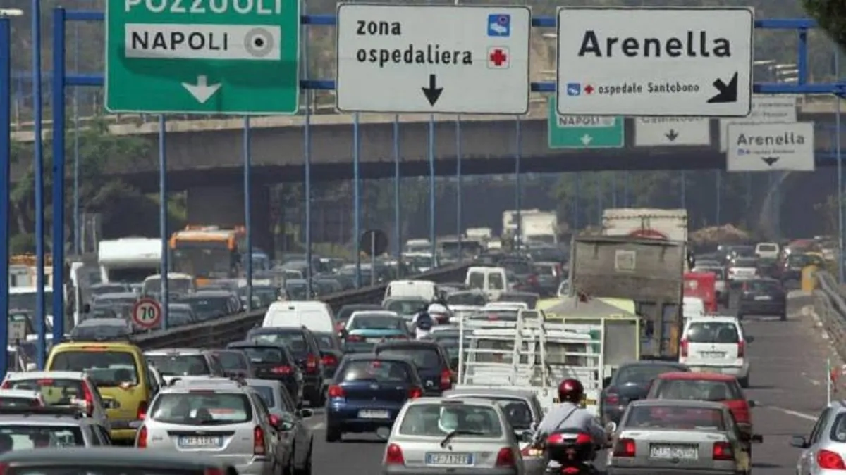 Tangenziale di Napoli, le uscite chiuse dal 29 agosto al 2 settembre