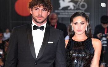 Venezia 79: Cecilia Rodriguez e Ignazio Moser elegantissimi sul red carpet