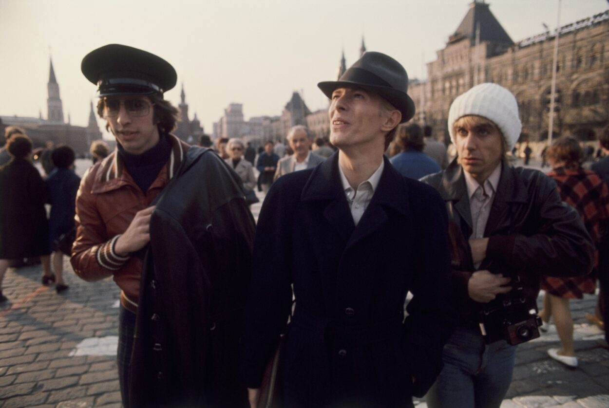 David Bowie und Iggy Pop in Moskau