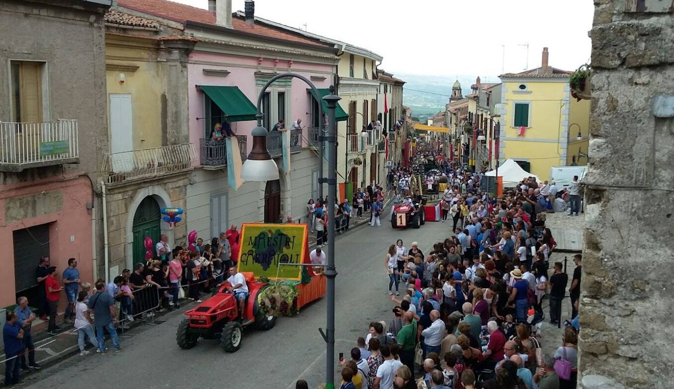 Carri at the Solopaca Grape Festival