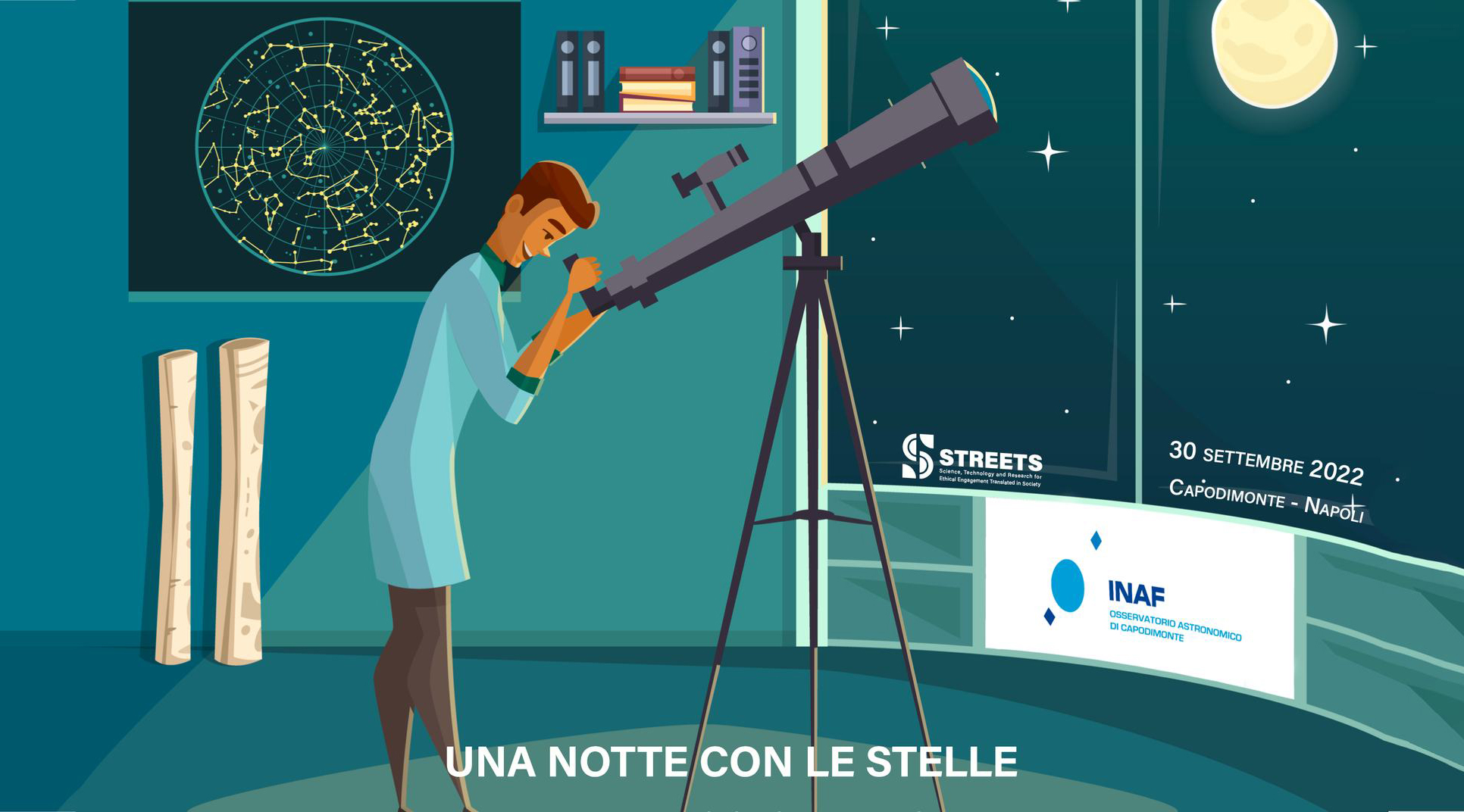 Notte dei Ricercatori all’Osservatorio di Capodimonte a Napoli tra dibattiti e osservazioni al telescopio