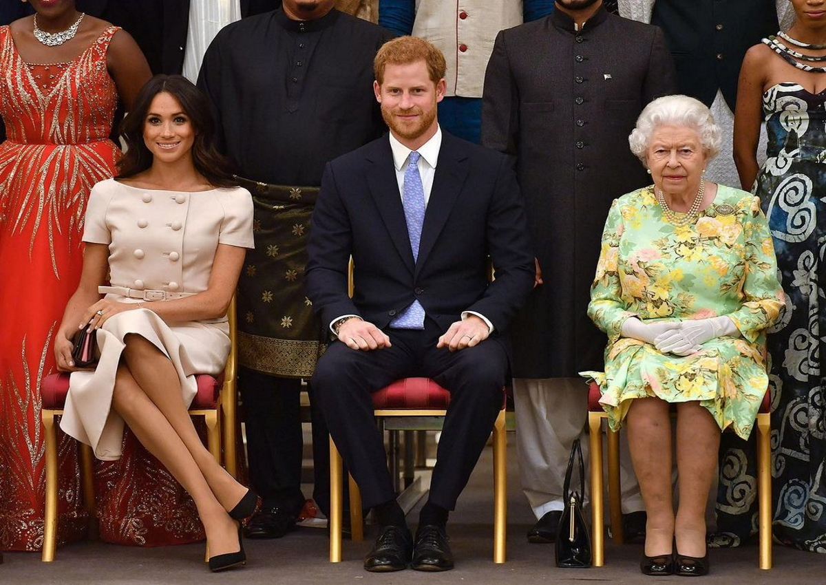 because meghan markle was absent at the bedside of queen elizabeth ii