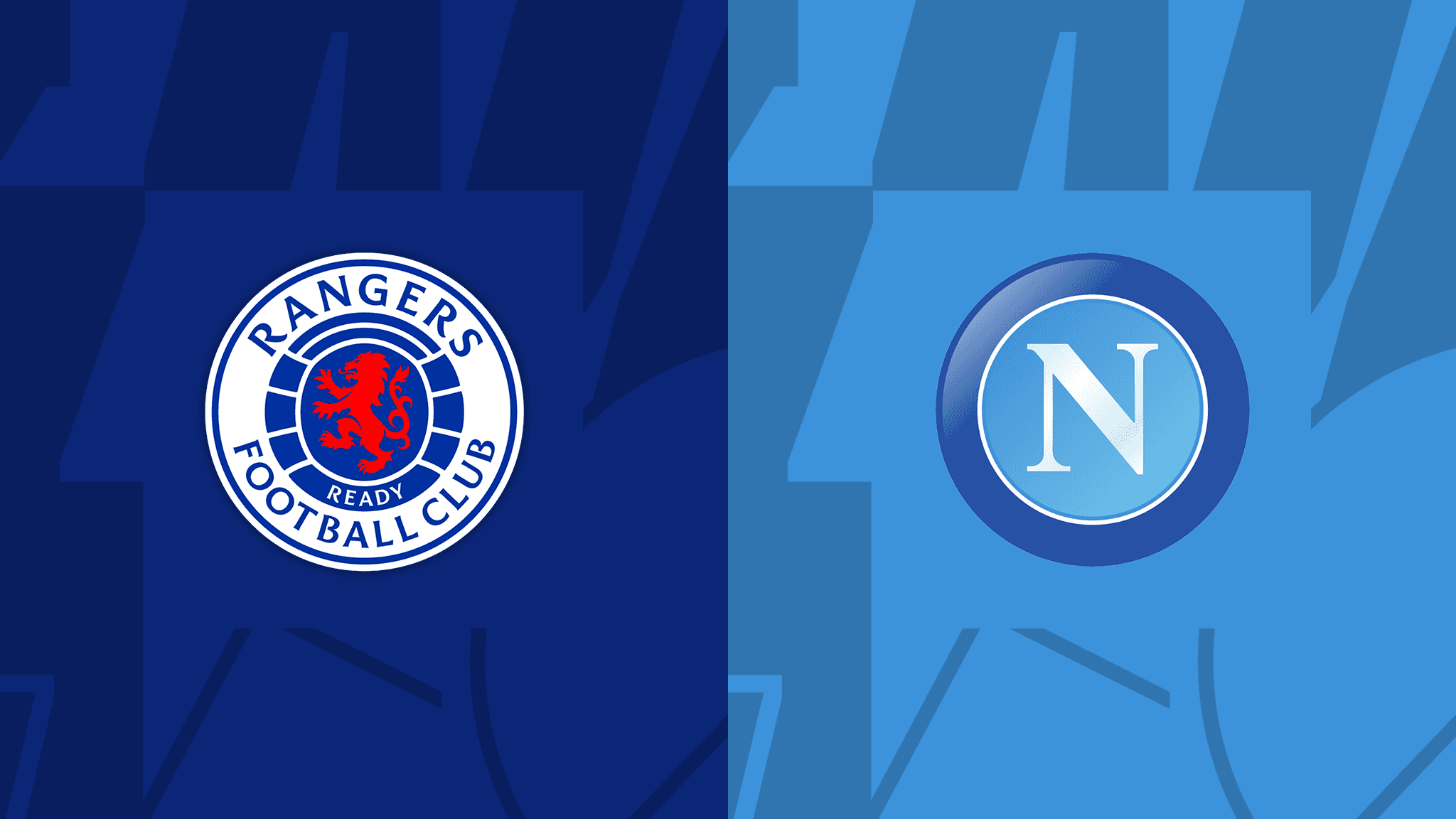 Rangers-Napoli logos