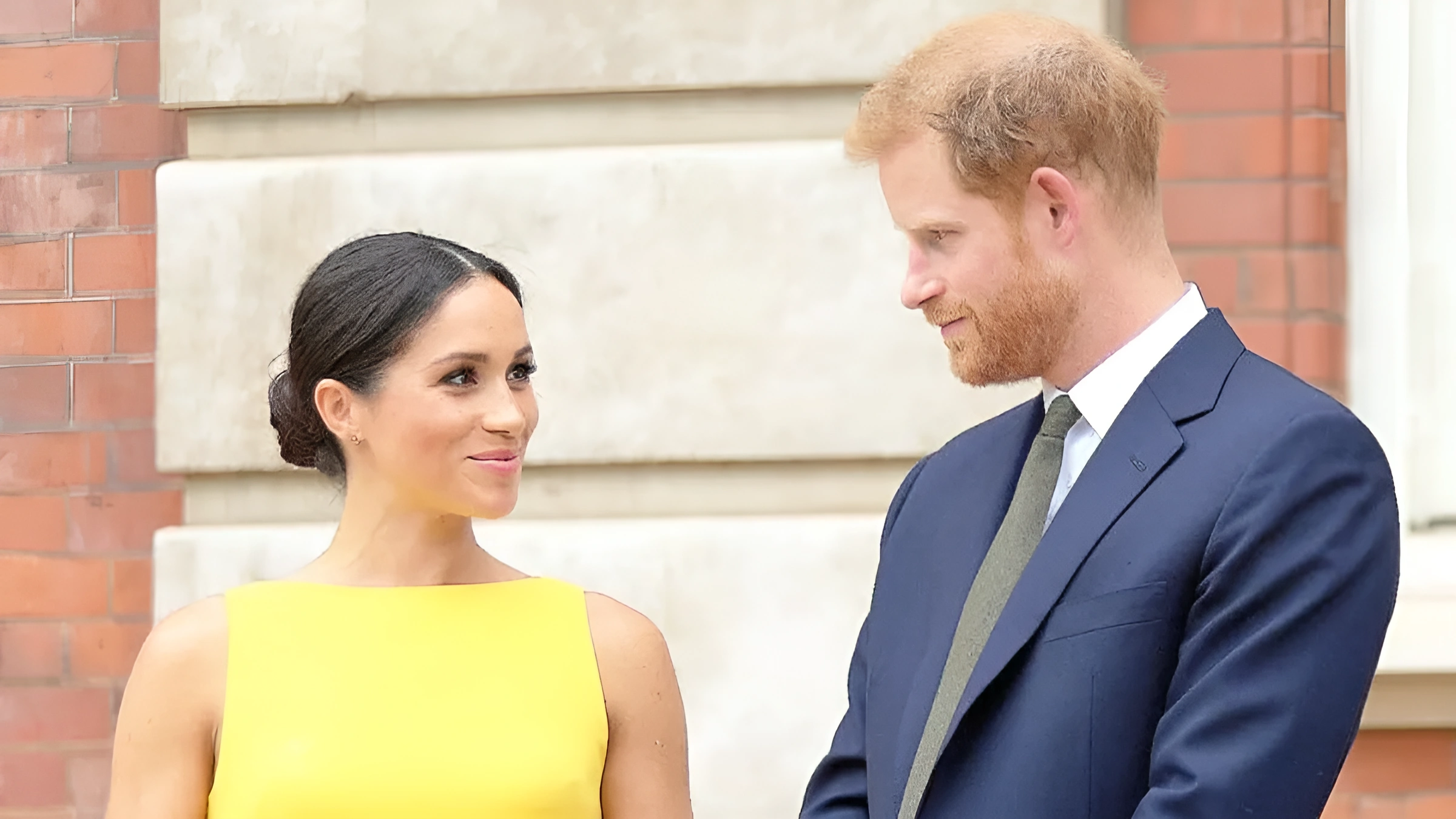 Close up Harry and Meghan Markle