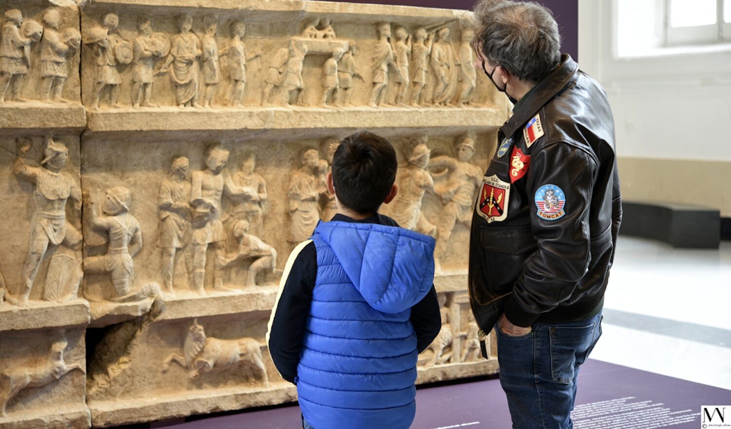 Enfant au MANN à Naples