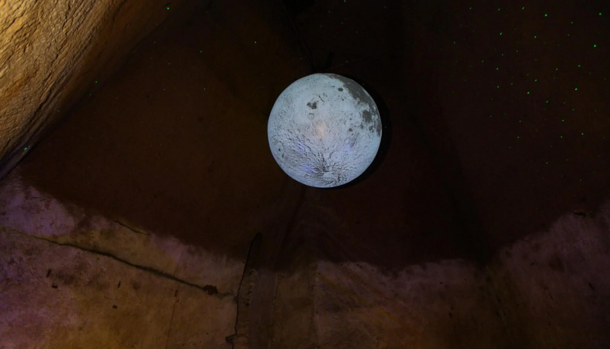 A moon at the museum