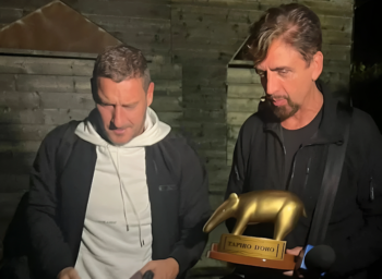 Tapiro d'oro a Francesco Totti, le sue parole su Ilary Blasi