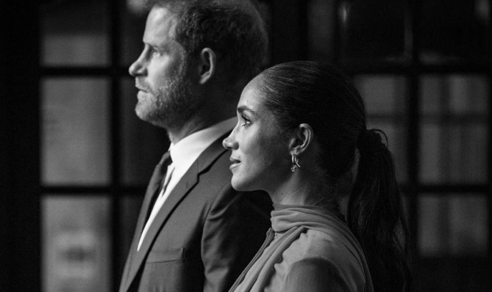 Harry e Meghan juntos em público