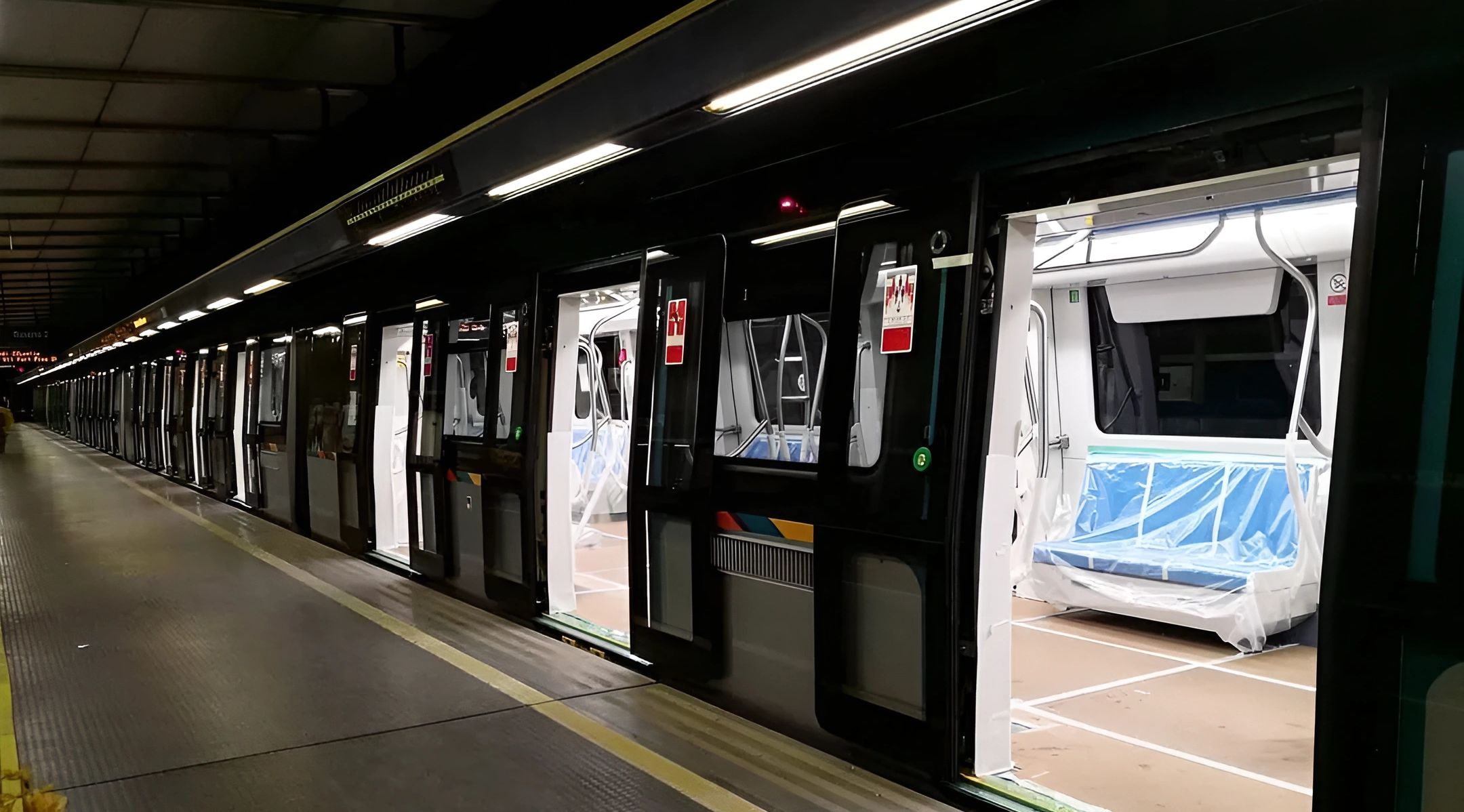 metro 1 nápoles nuevos trenes