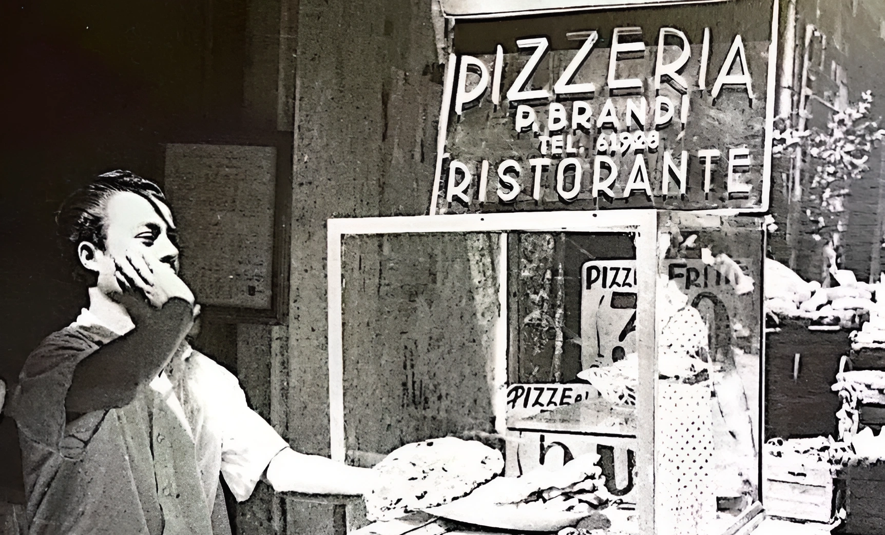 Photo ancienne de la pizzeria Brandi de 1760