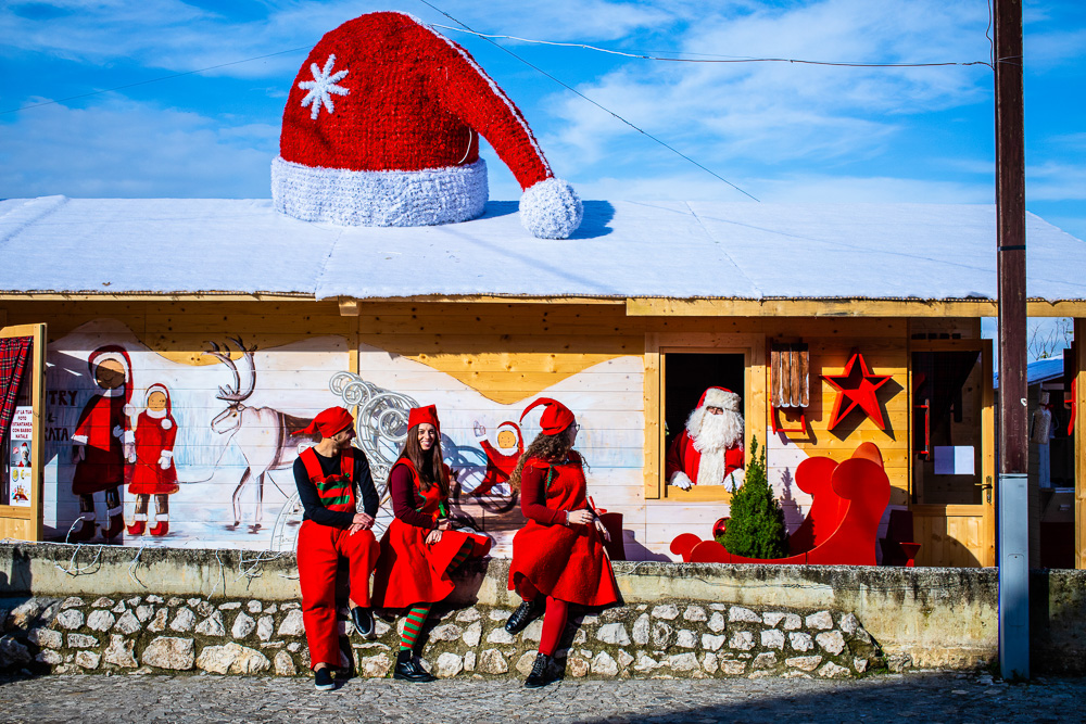 Casa do Papai Noel no Castelo de Limatola