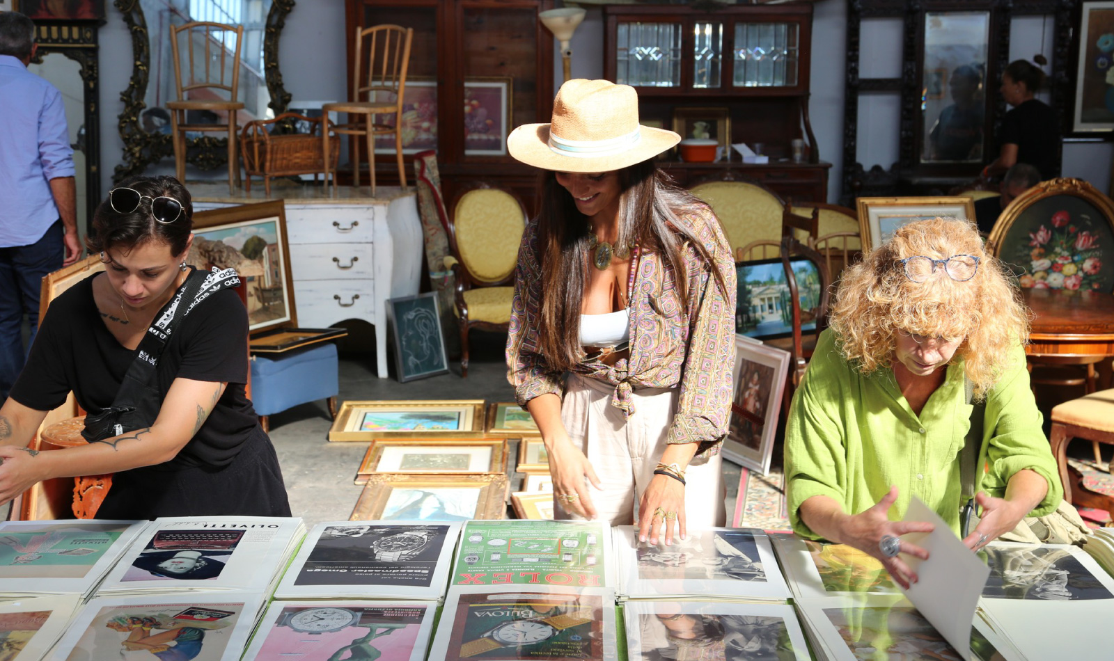 Stand del vintage a Caserta