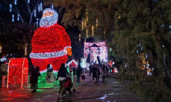 Christmas lights in Bacoli 2022: the lights go on in the Casina Vanvitelliana