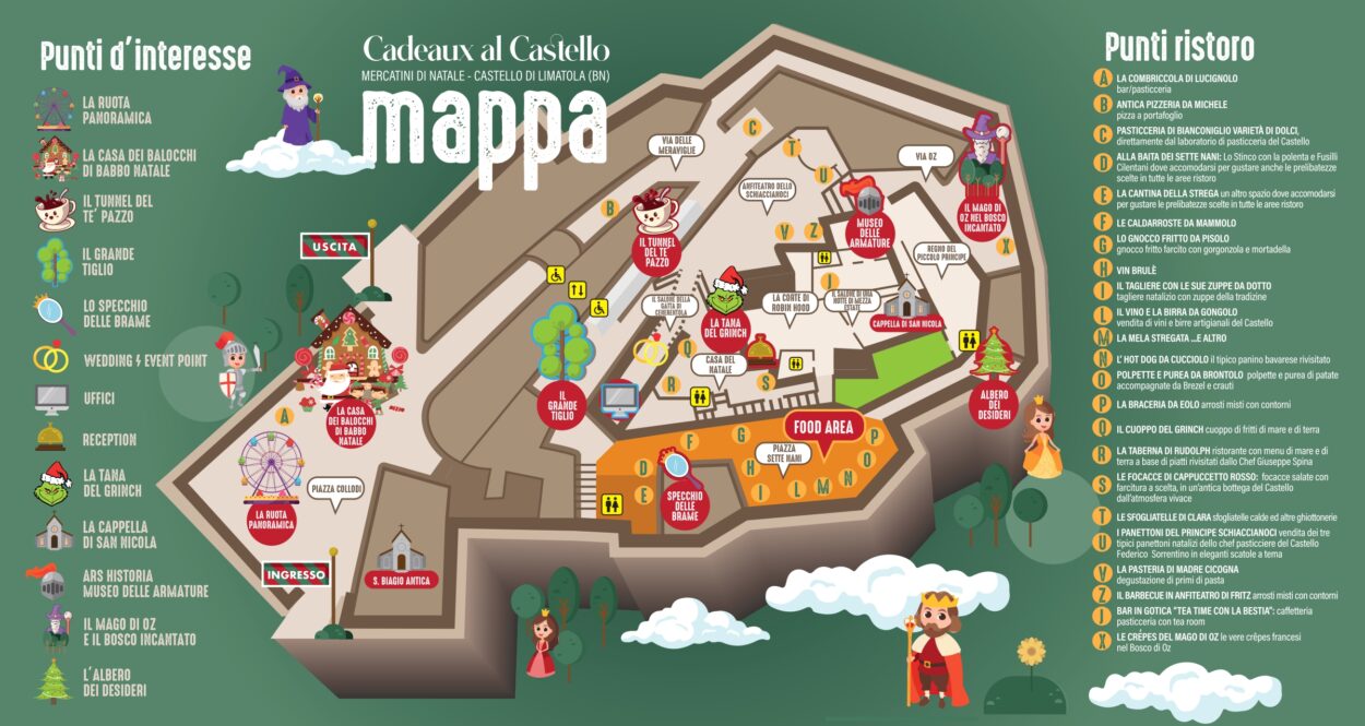 Limatola Castle Map