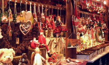 Рождество в Castello di Lettere: рождественские стенды, еда, изделия ручной работы