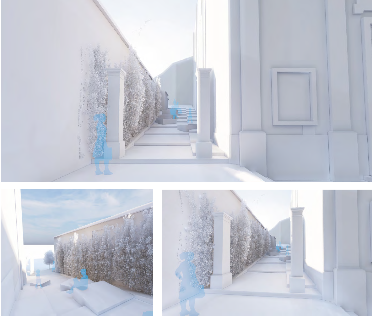 Rendering restyling Sanità di Renzo Piano