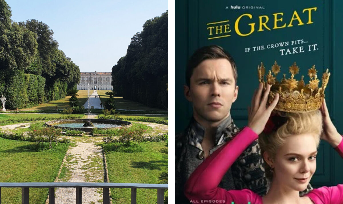 The TV series The Great with Elle Fanning is filmed at the Royal Palace