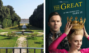 تم تصوير المسلسل التلفزيوني The Great with Elle Fanning في القصر الملكي في كاسيرتا