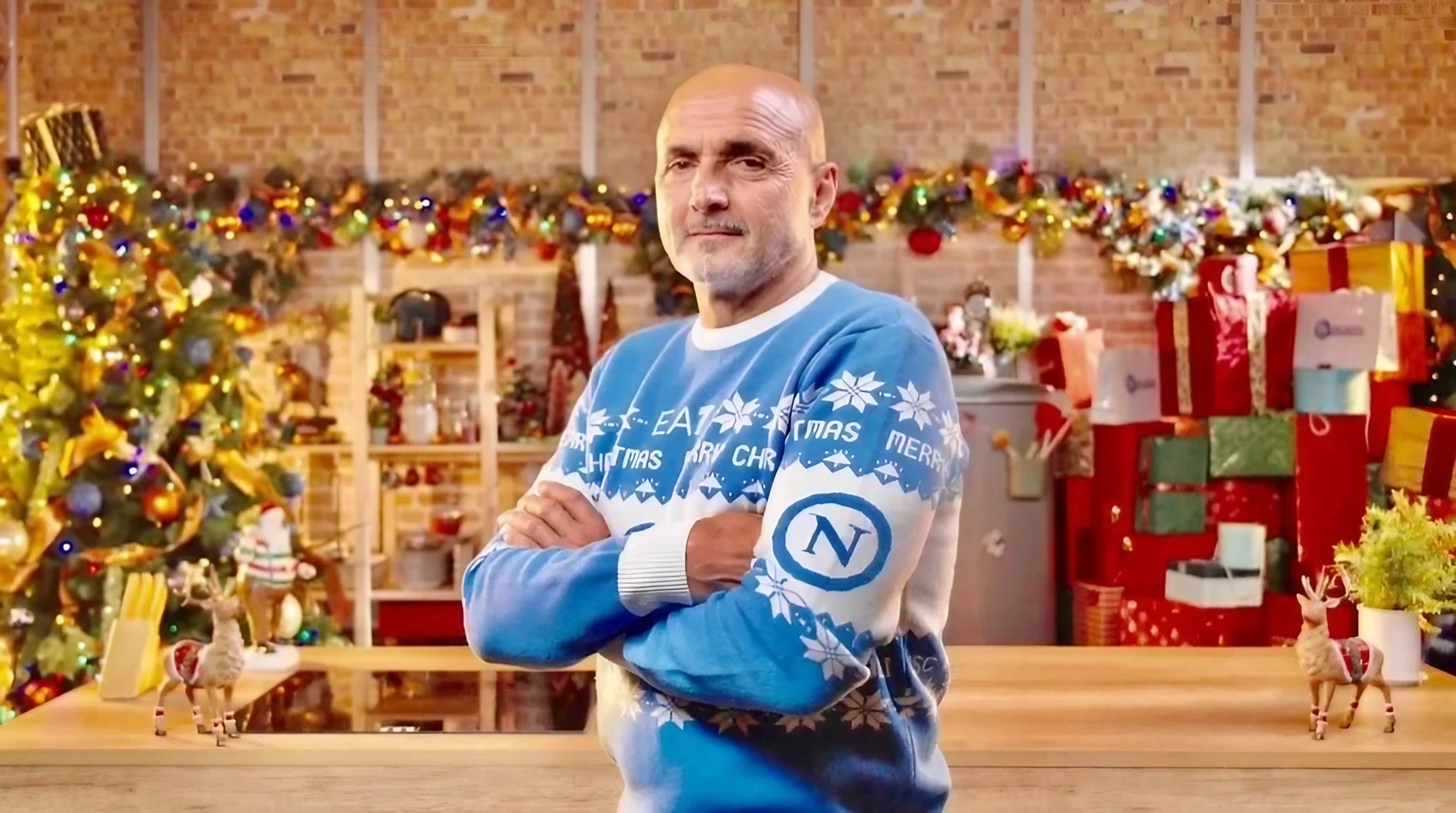 Luciano Spalletti, coach of SSC Napoli, poses for a photo