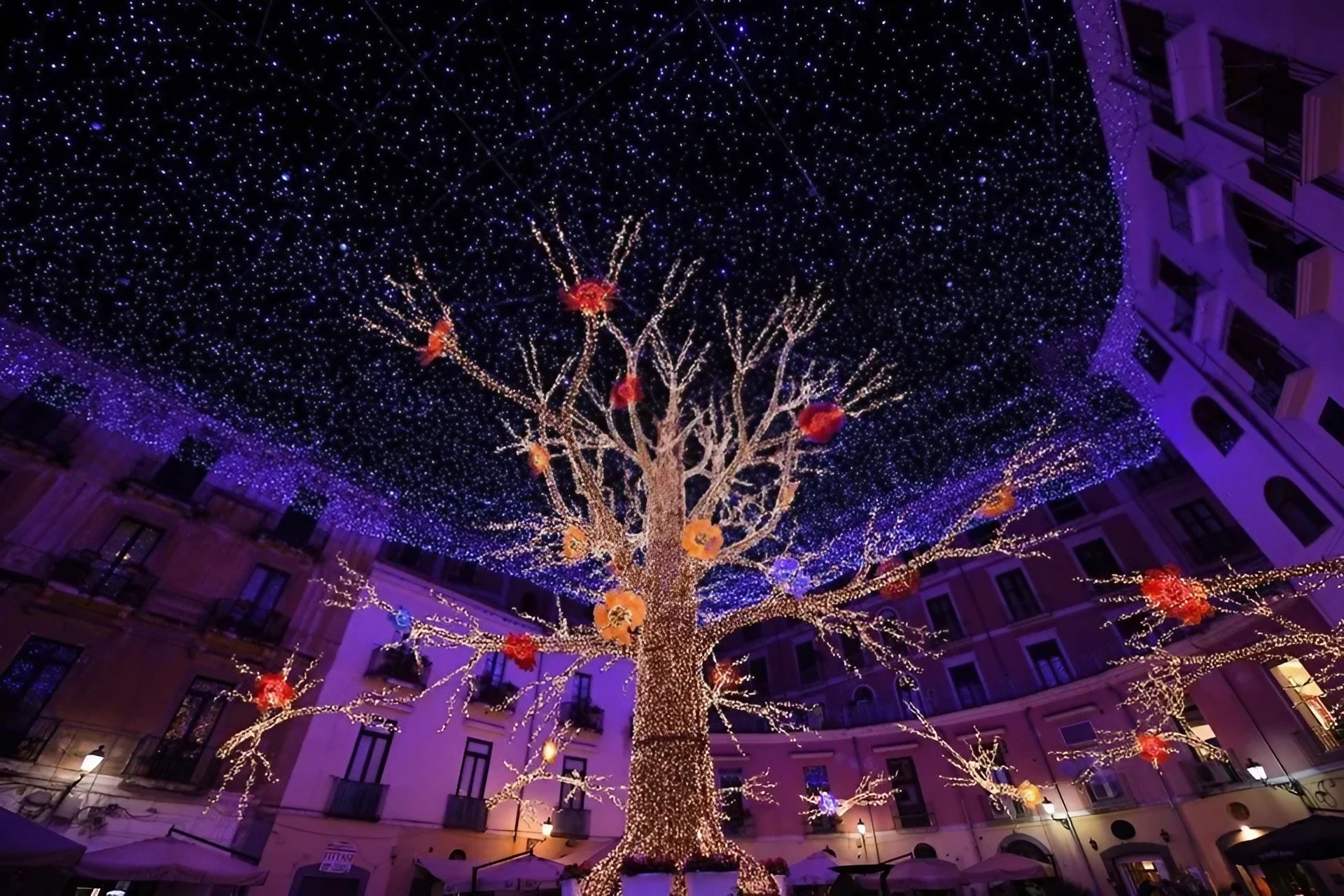 Luminarie di Salerno, l'albero della vita