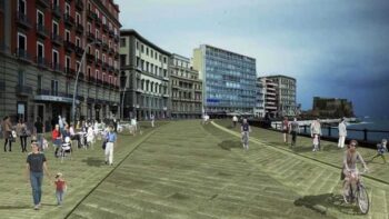 Lungomare di Napoli, die Neugestaltung der breiten Bürgersteige ist im Gange: Hier sind die Neuigkeiten