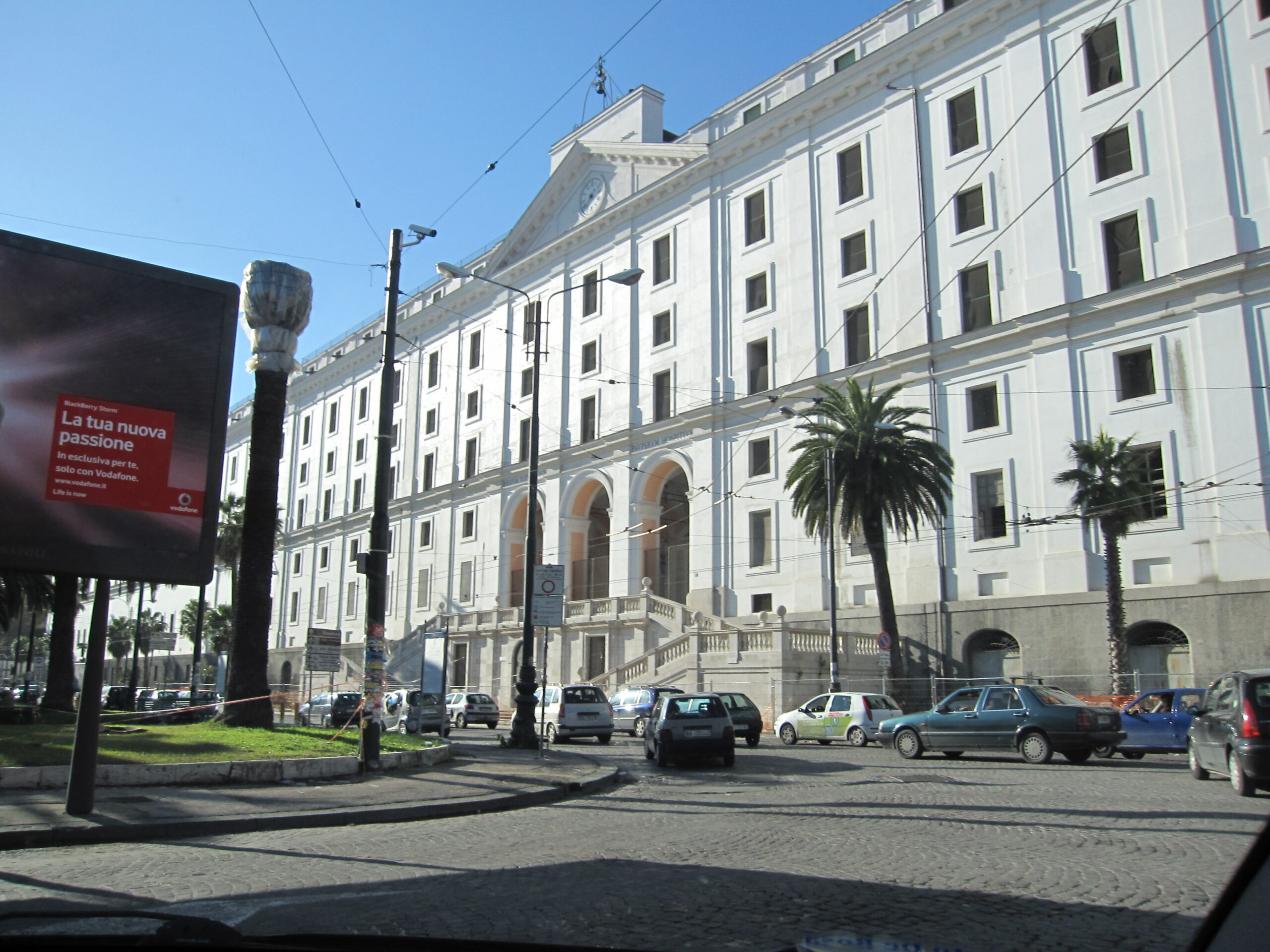 Vue extérieure du Real Albergo dei Poveri, Palazzo Fuga